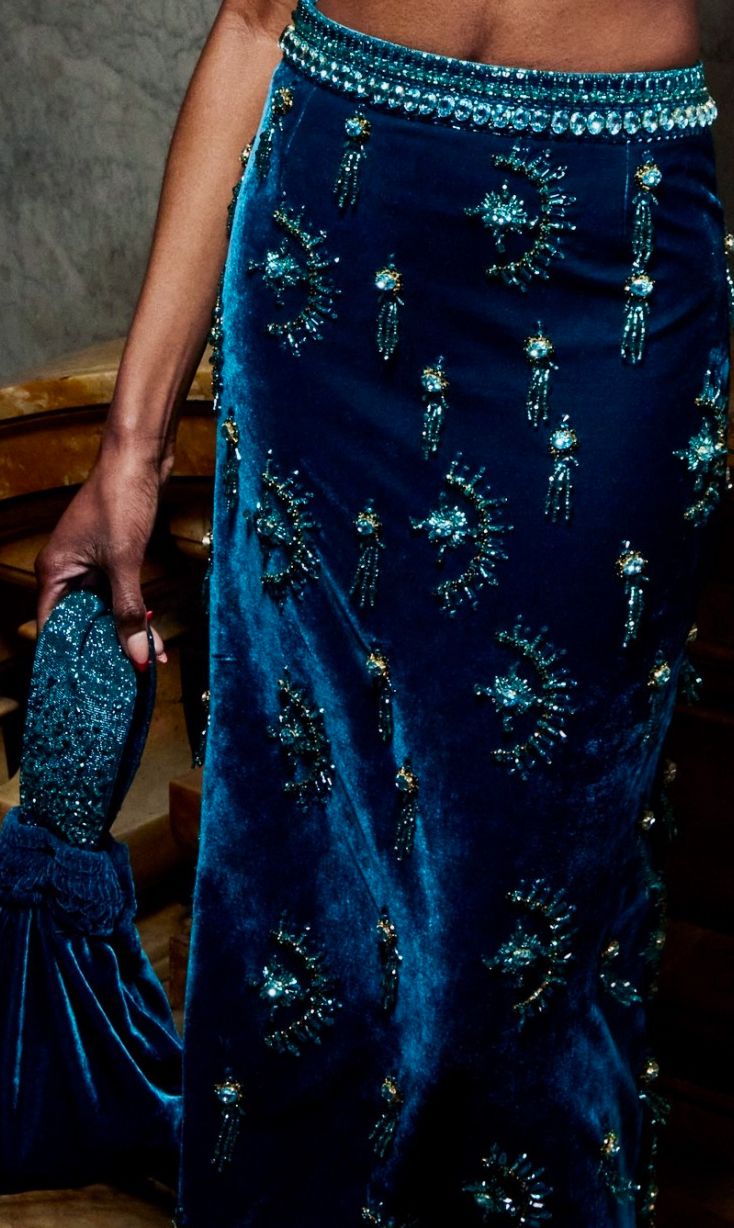 Jupe bleu nuit